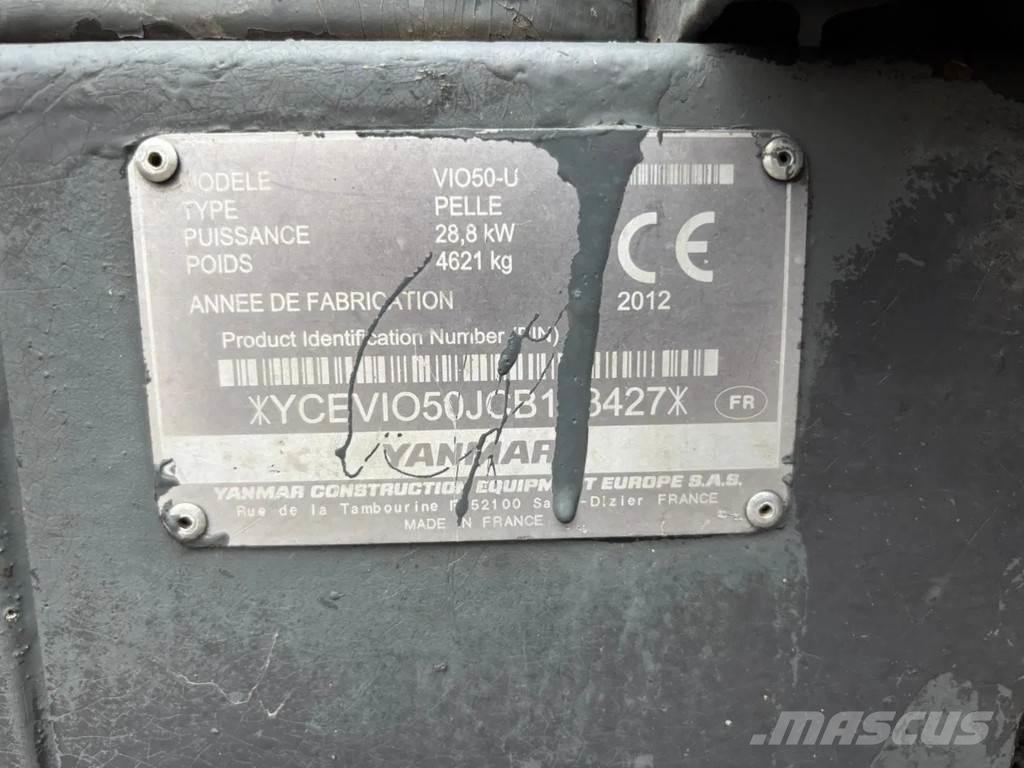 Yanmar VIO50-U 小型挖掘机
