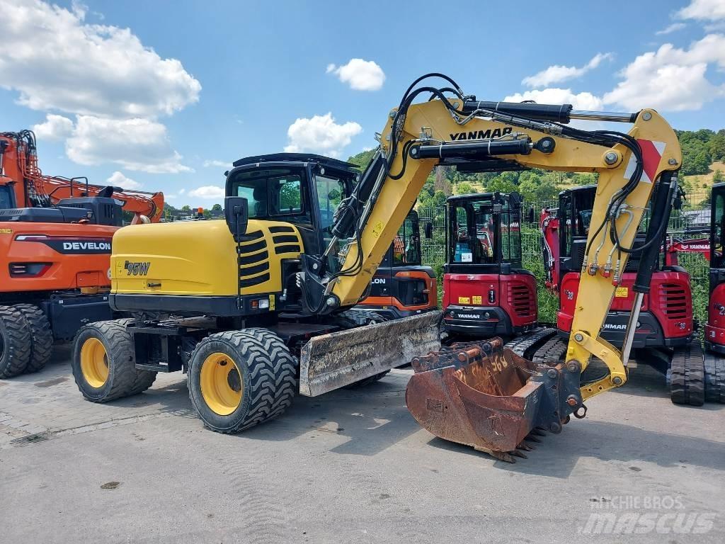 Yanmar B 95 W 轮式挖掘机