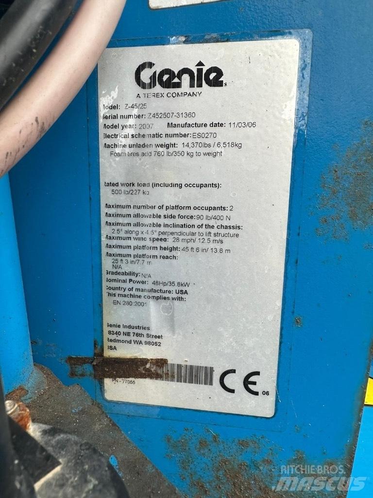 Genie Z 45/22 曲臂高空工作平台