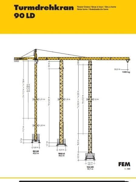 Liebherr 90 LD 塔式起重机