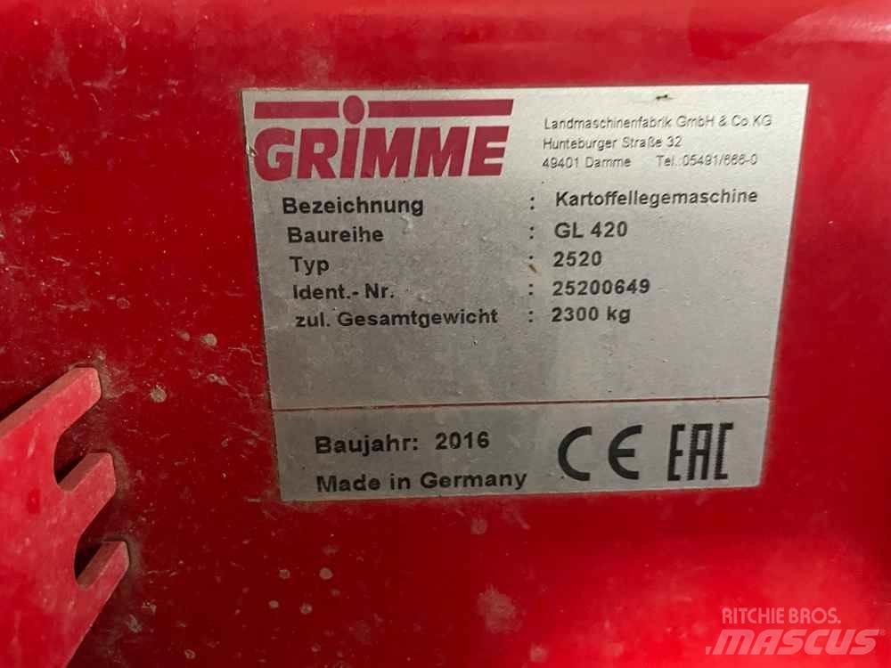 Grimme GL 420 马铃薯播种机