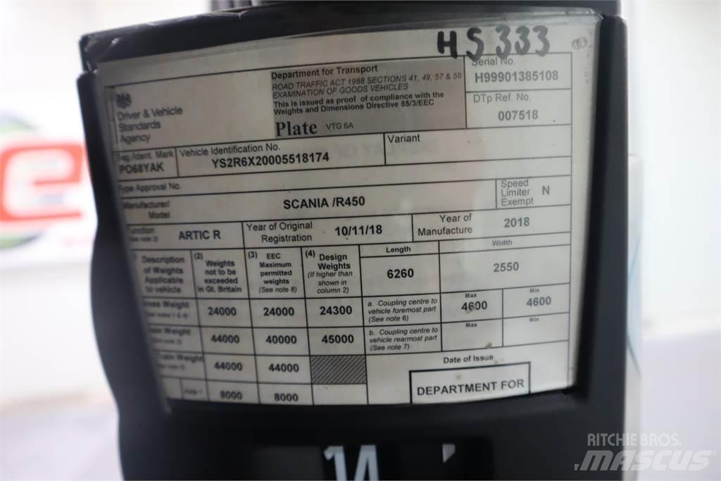Scania R450 牵引车