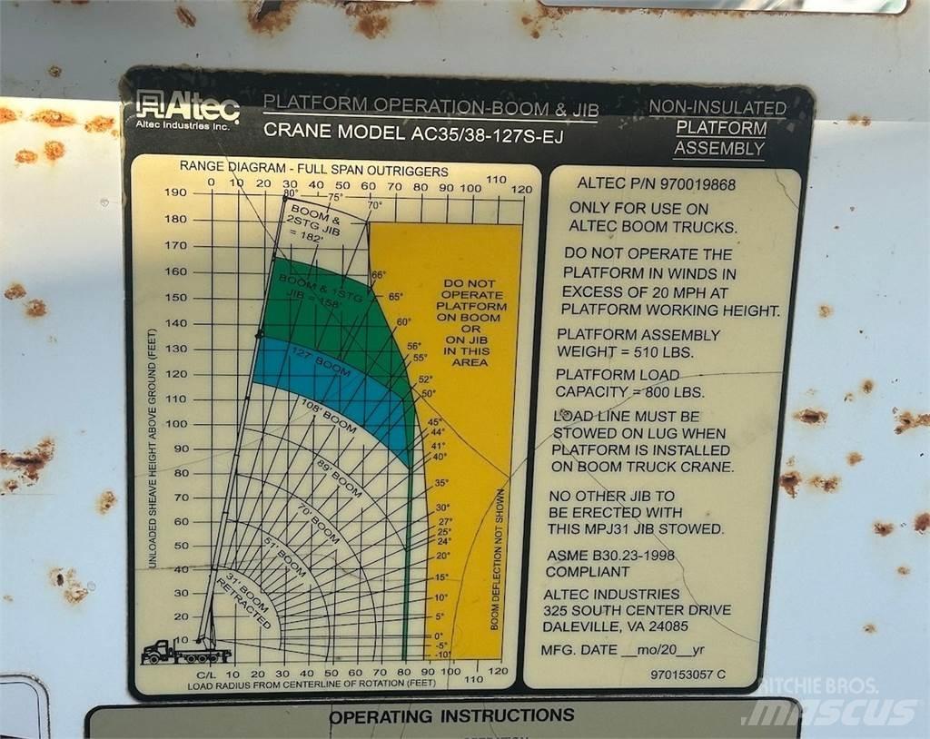 Altec 970019868 起重机配件设备