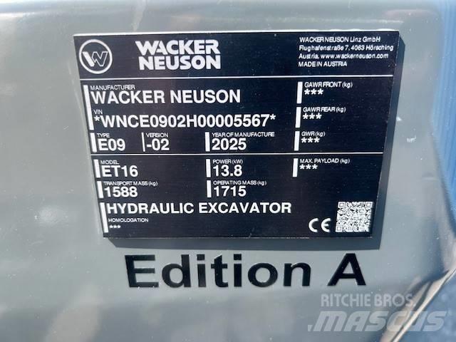 Wacker Neuson ET 16 履带挖掘机
