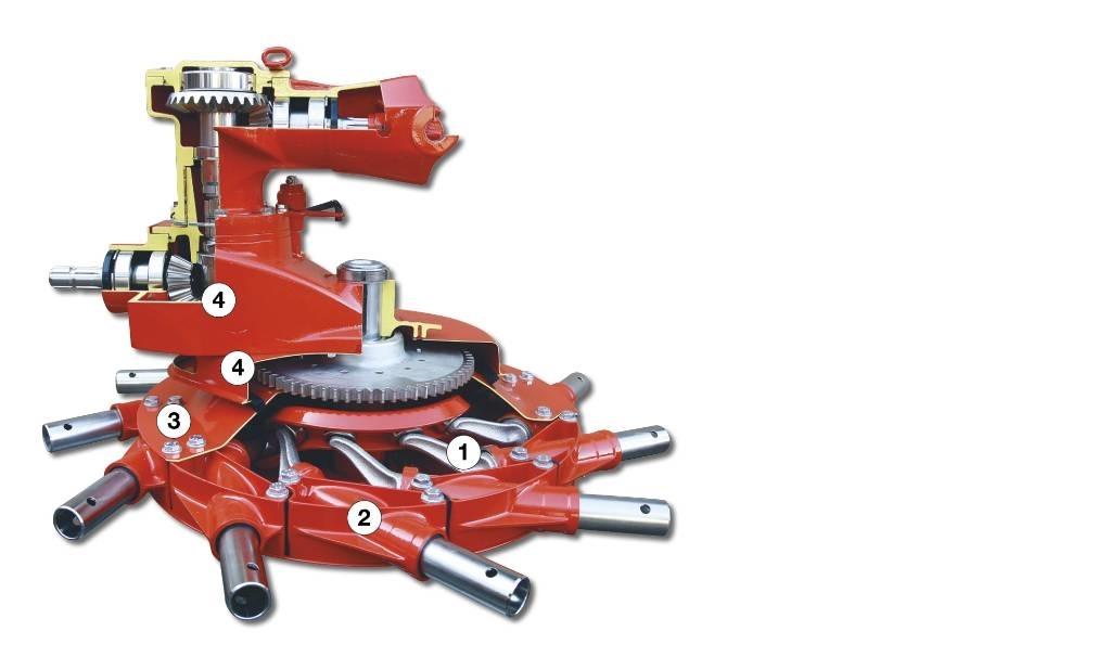 Kuhn GA 8731 犁耙和摊草机
