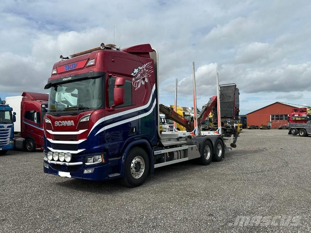 Scania R650B 6X4 NB 木材运输车