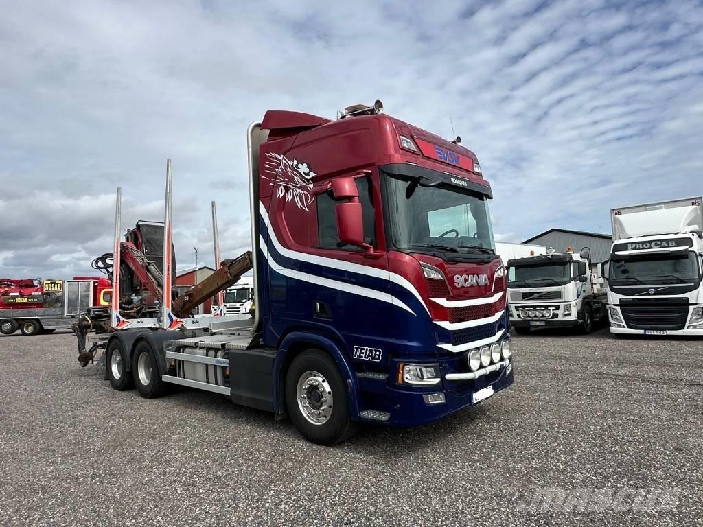 Scania R650B 6X4 NB 木材运输车