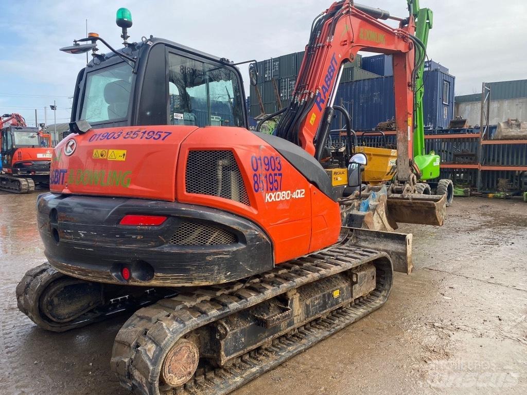 Kubota KX 080-4 中型挖掘机
