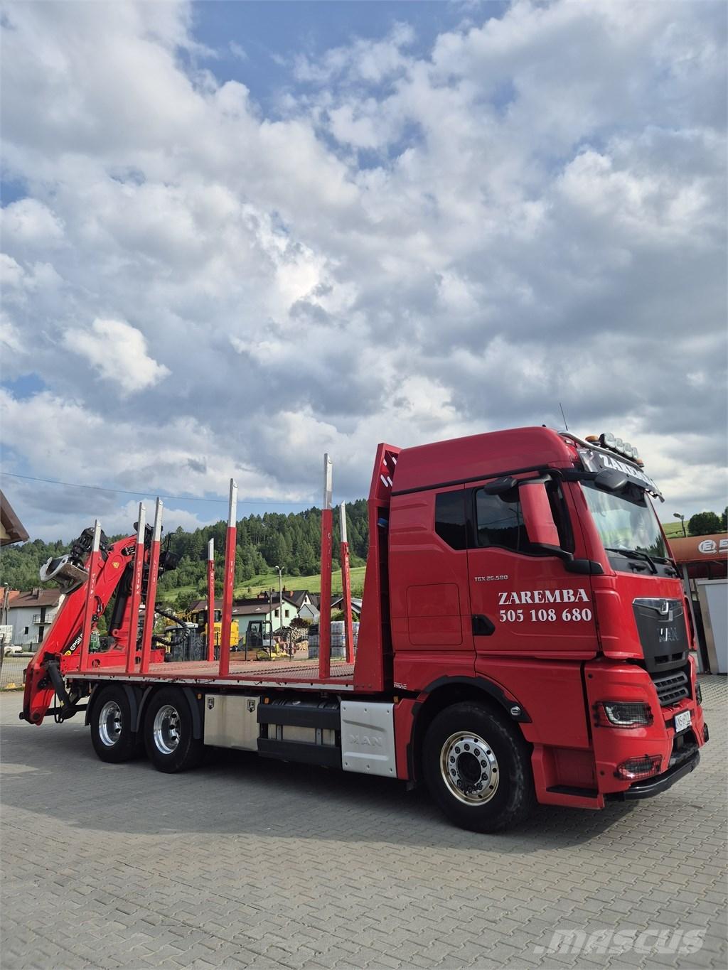 MAN TGX 26.580 木材运输车