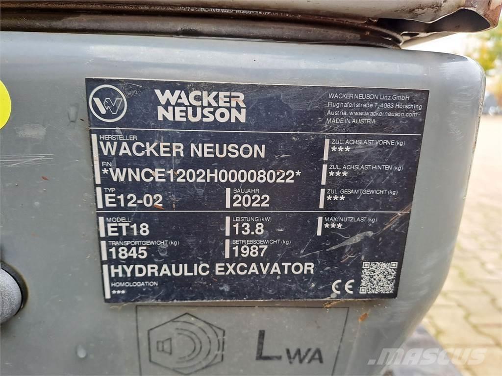 Wacker Neuson ET18 履带挖掘机