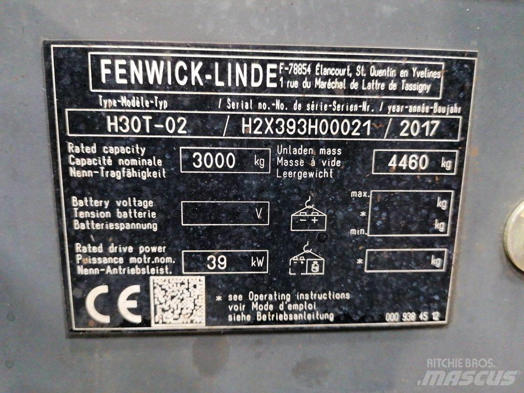 Linde H30T-02 天然气叉车
