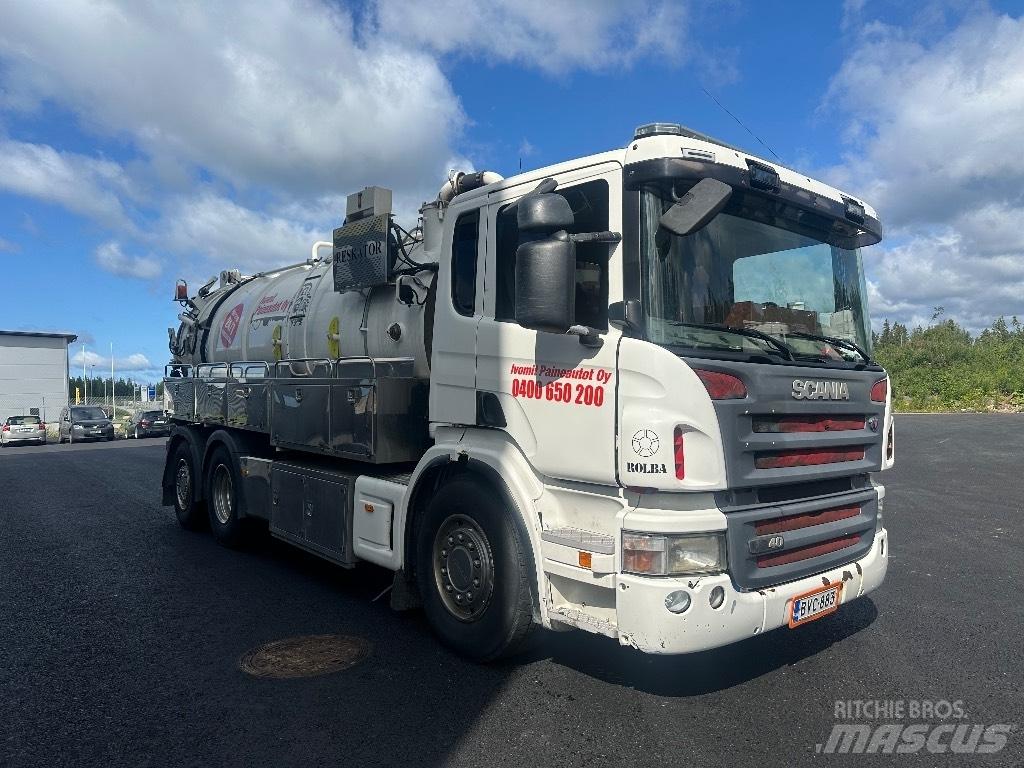 Scania P340 6x2*4 组合/真空油槽车