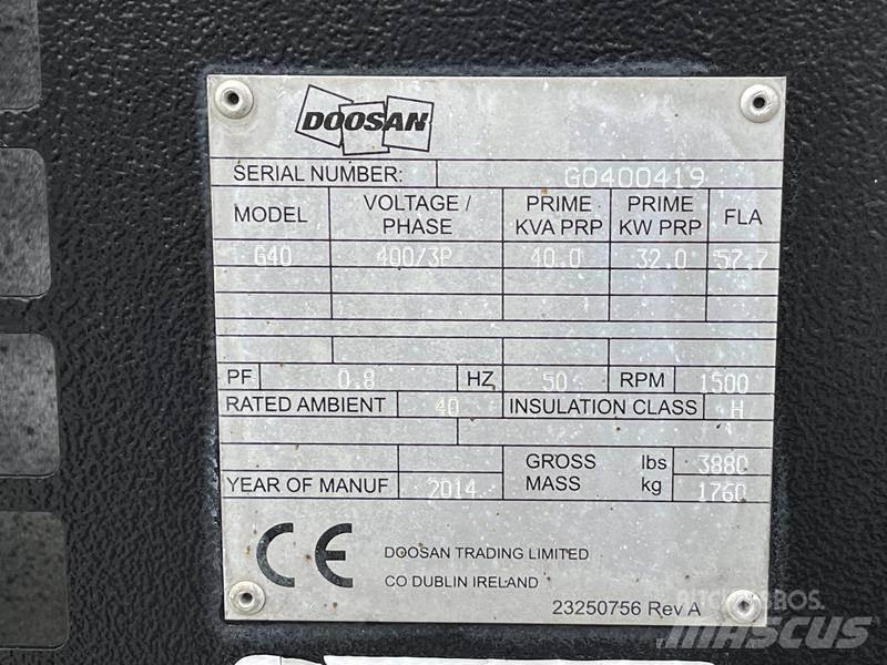 Doosan G 40 柴油发电机