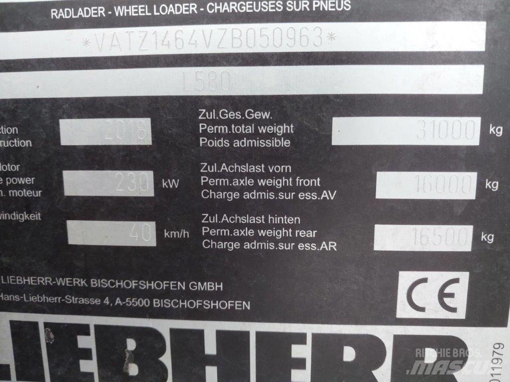 Liebherr L 580 轮式装载机