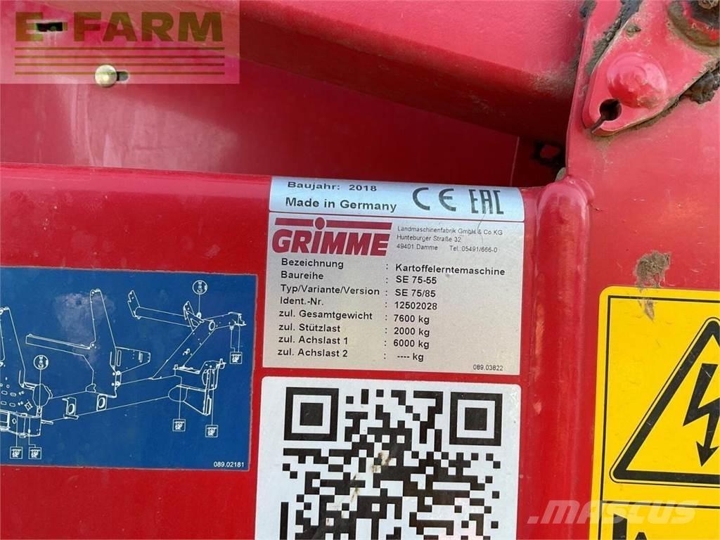 Grimme se 75-55 马铃薯收获机