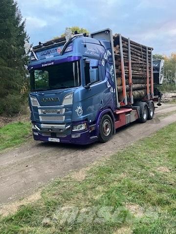 Scania R650B6X4NB 木材运输车