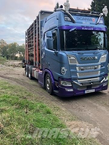 Scania R650B6X4NB 木材运输车