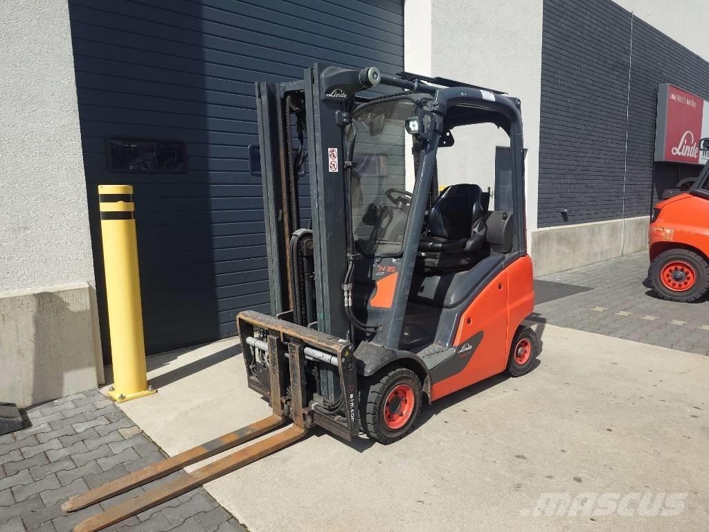 Linde H16T/391 天然气叉车