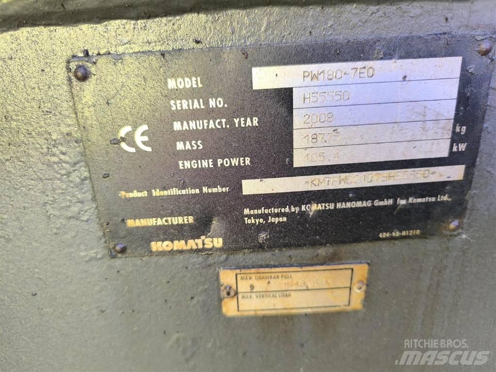 Komatsu PW 180-7 轮式挖掘机