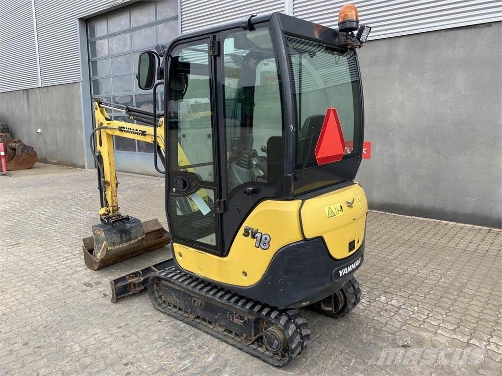 Yanmar SV18 轮式挖掘机