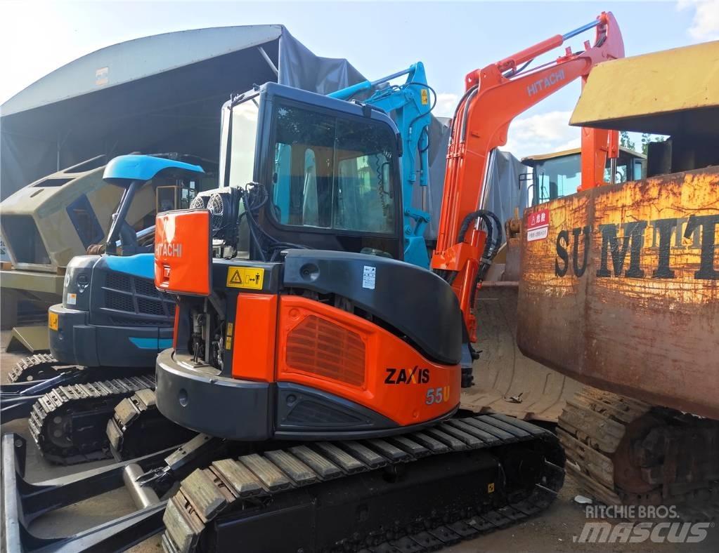 Hitachi ZX55UR 小型挖掘机