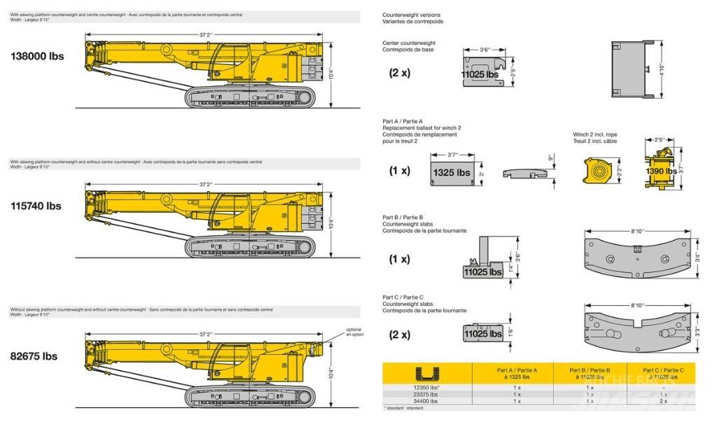 Liebherr LTR1060 履带起重机