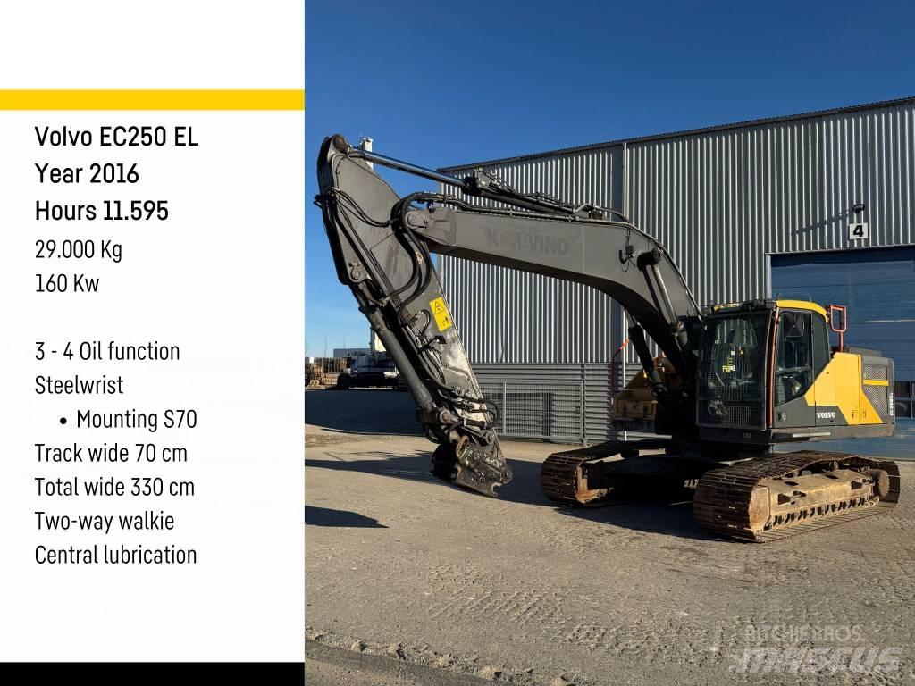 Volvo EC 250 EL 履带挖掘机