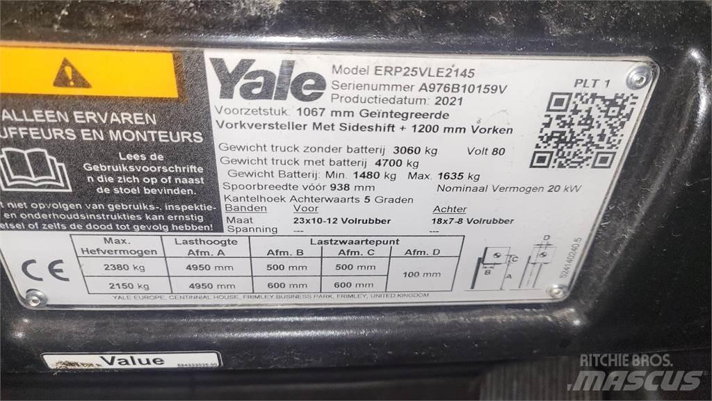 Yale ERP25VL 2021 电动叉车