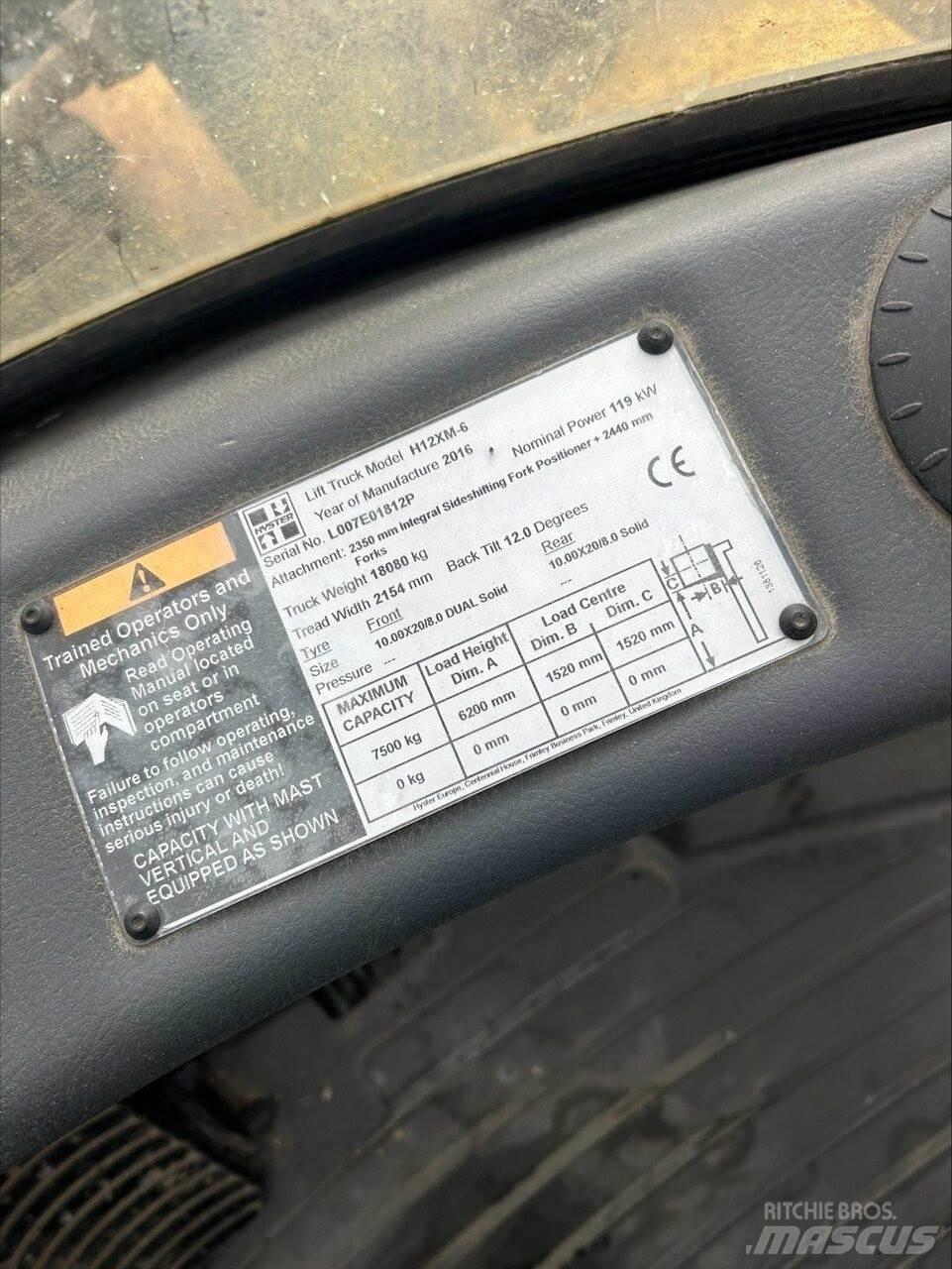 Hyster H12.00XM6 柴油叉车