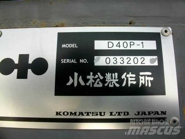 Komatsu D 40 P 履带式推土机