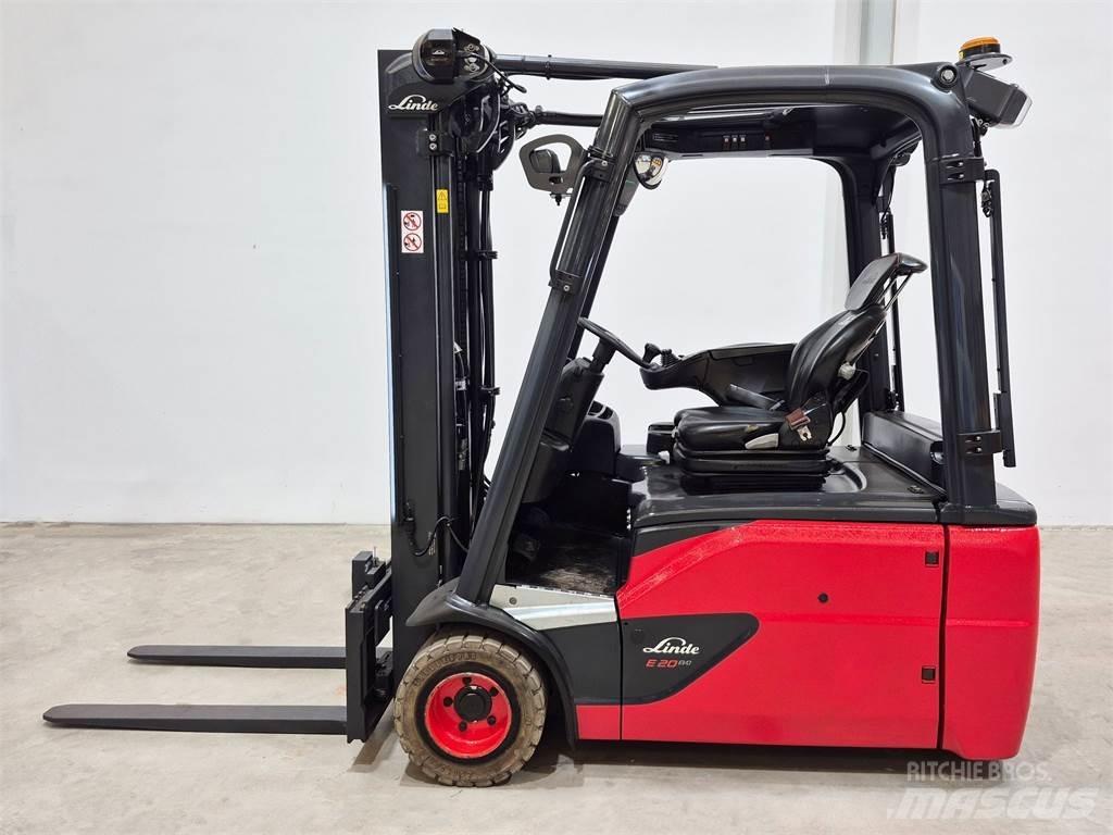 Linde E20L 02 386 电动叉车
