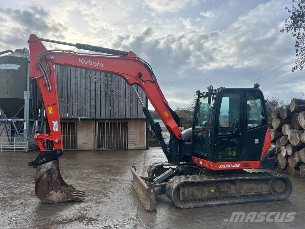 Kubota KX 080-4 中型挖掘机