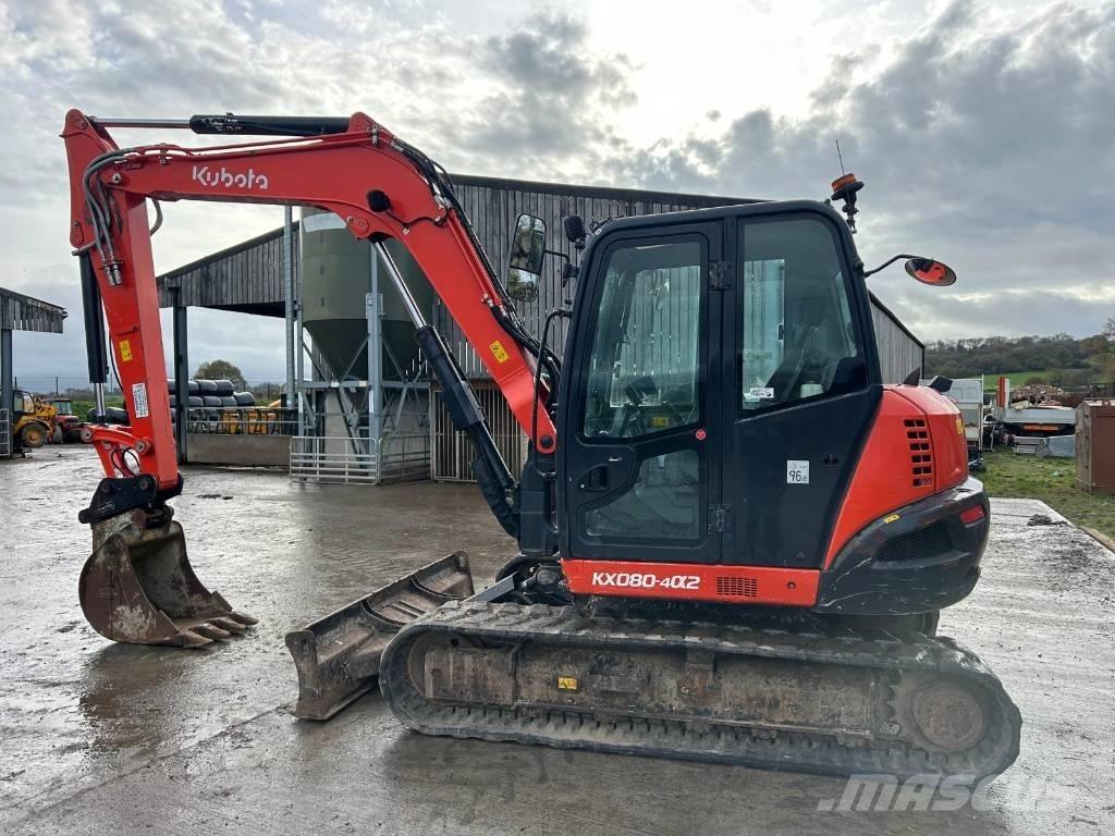 Kubota KX 080-4 中型挖掘机