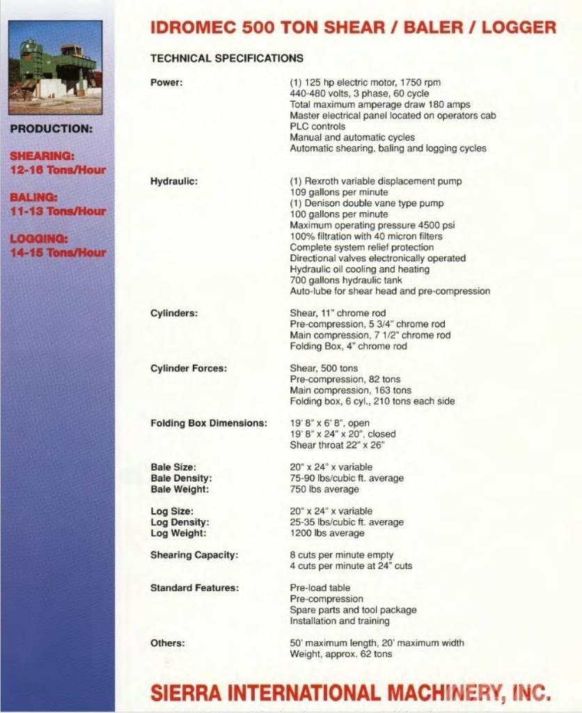  Sierra T500 工业打包机