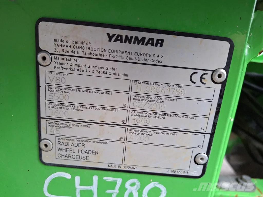 Yanmar V80 小型装载机
