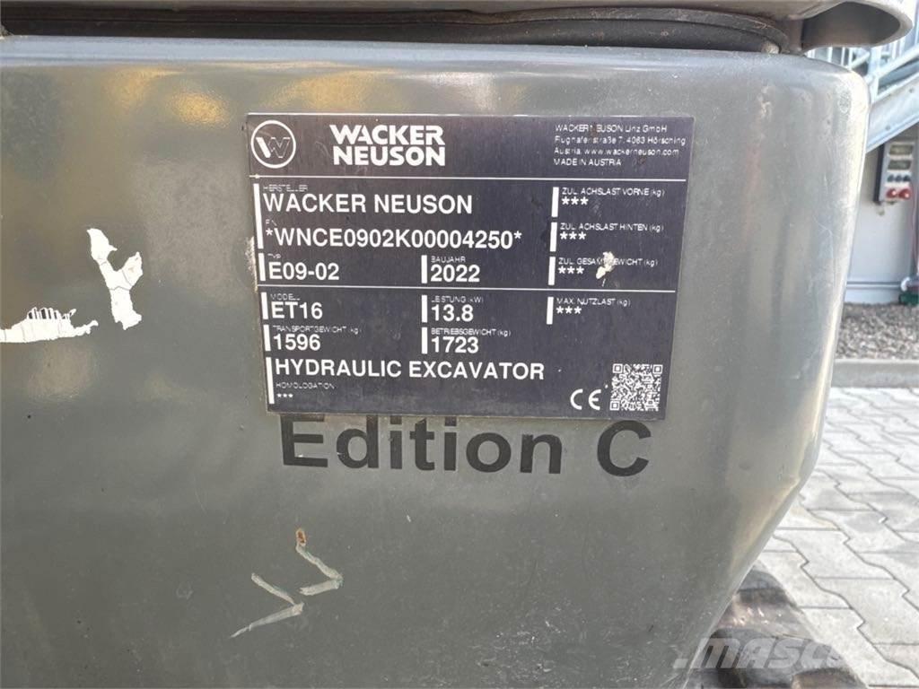 Wacker Neuson ET16 履带挖掘机