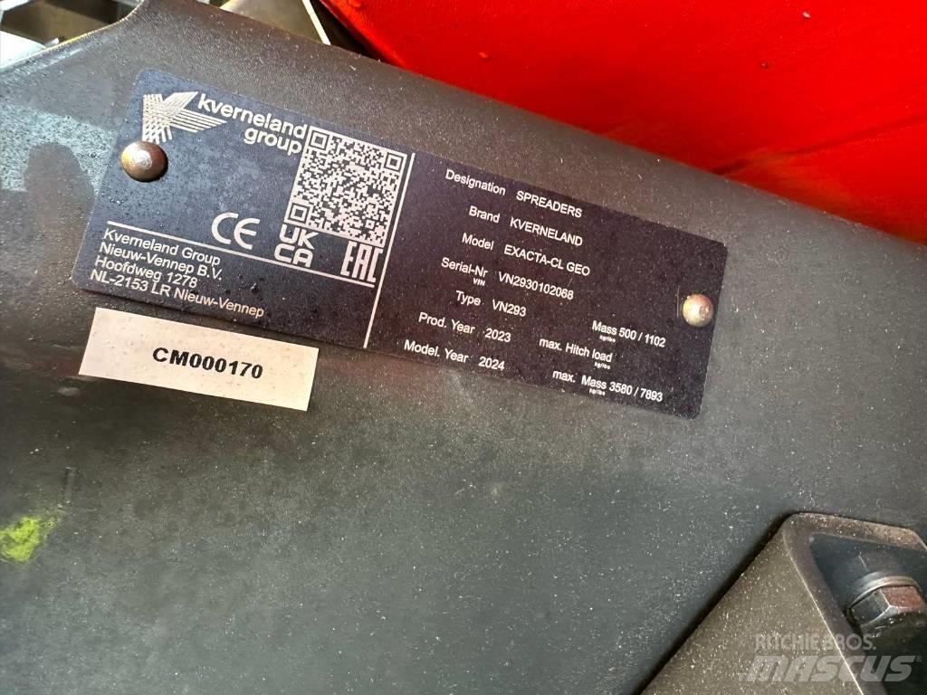 Kverneland CL 1300 矿物肥料撒播机