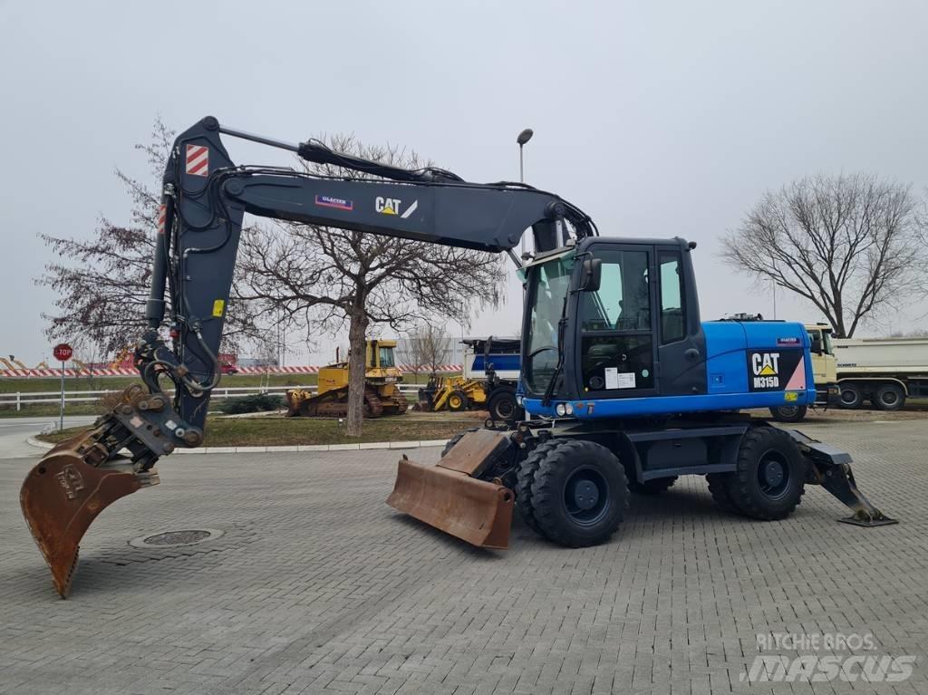 CAT M315D 2 buckets 轮式挖掘机