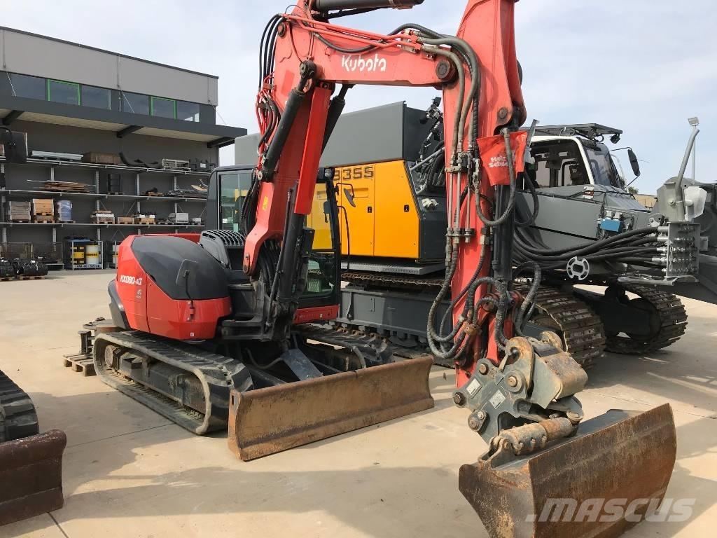 Kubota KX 080-4 中型挖掘机