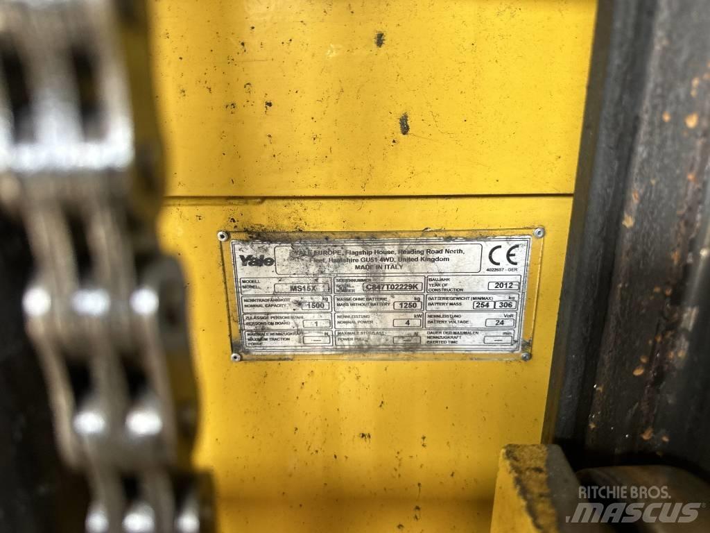 Yale ms15x 手动码垛机