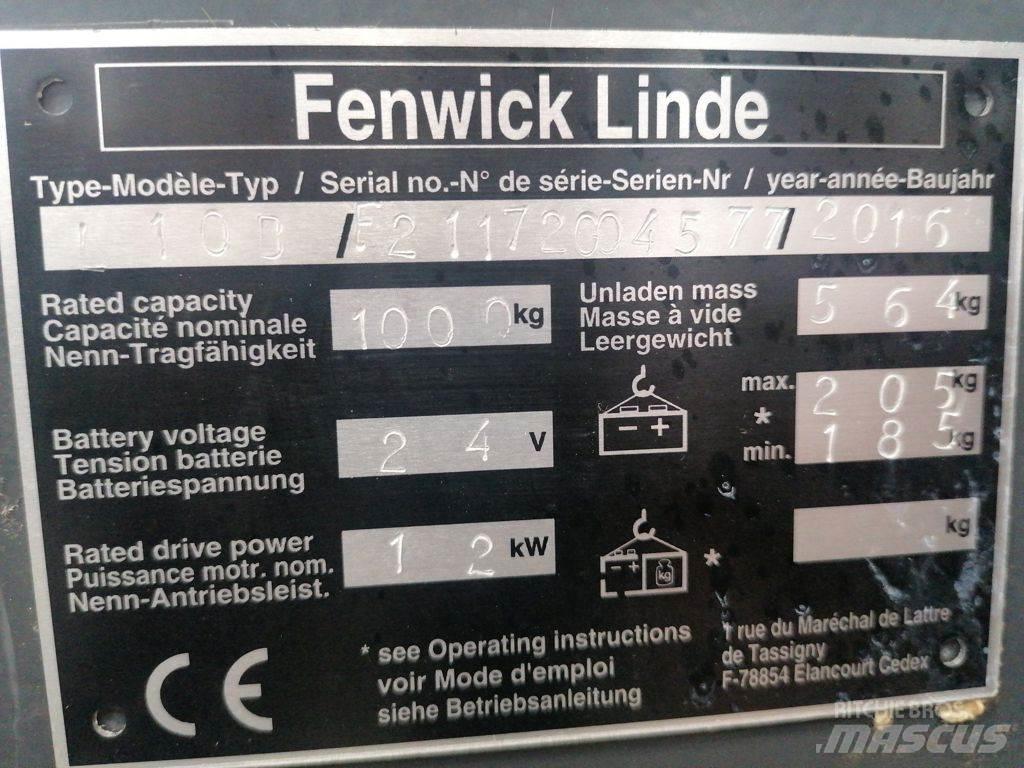 Linde L10B 手推堆垛车