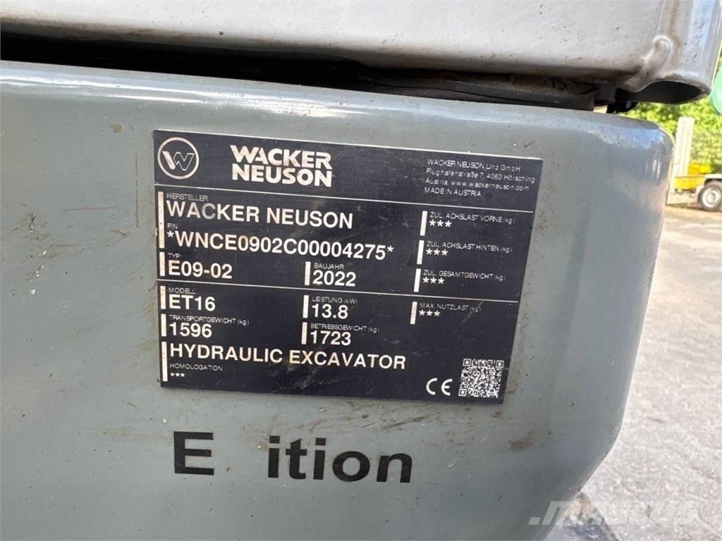 Wacker Neuson ET16 履带挖掘机