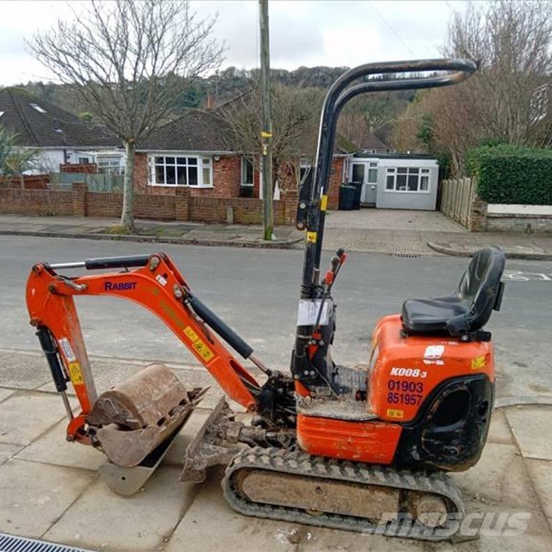 Kubota K 008-3 小型挖掘机