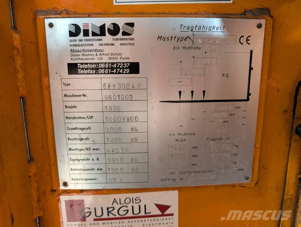 Dimos EFY3004-R 电动叉车