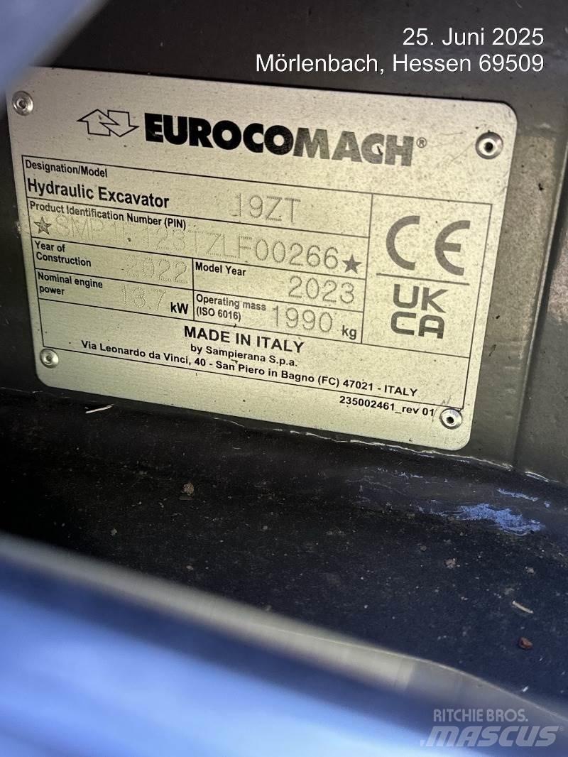 Eurocomach 19ZT 小型挖掘机