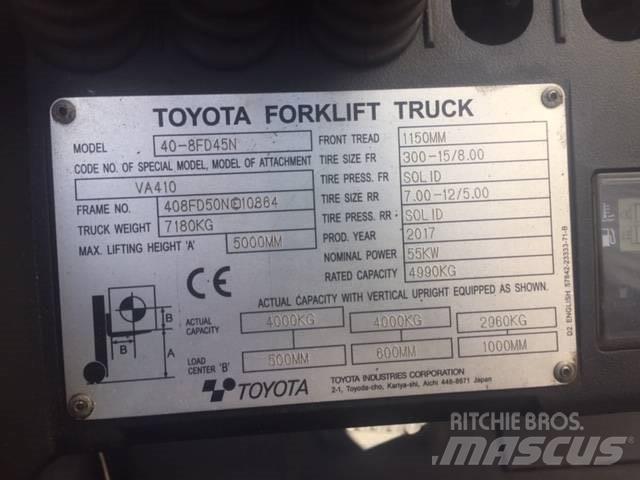 Toyota 40-8FD45N 柴油叉车
