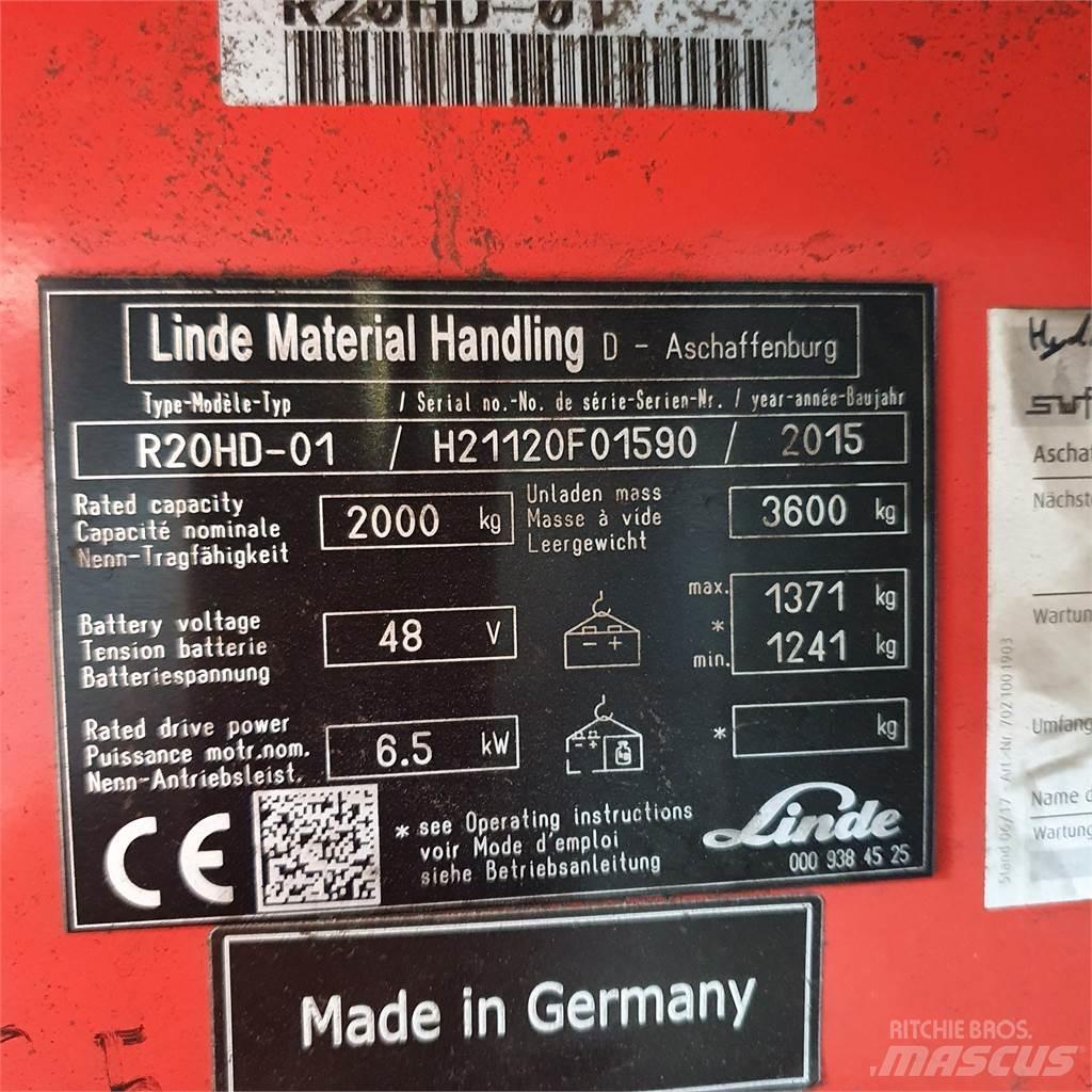 Linde R20HD 前移式叉车