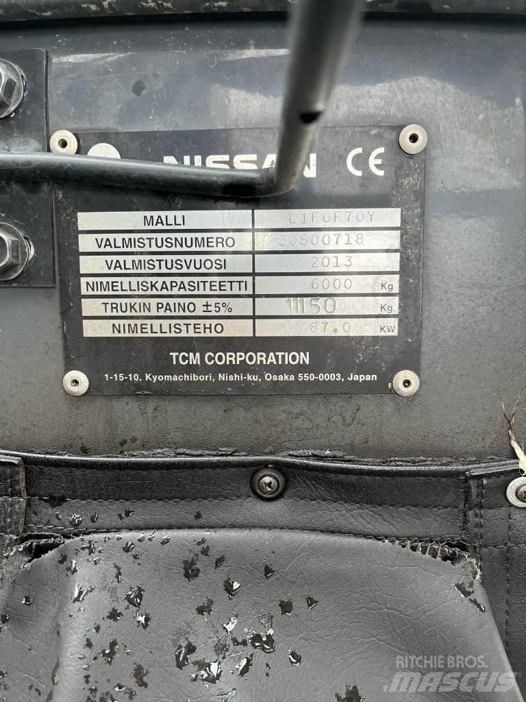 Nissan L1 F6 F70 Y 柴油叉车