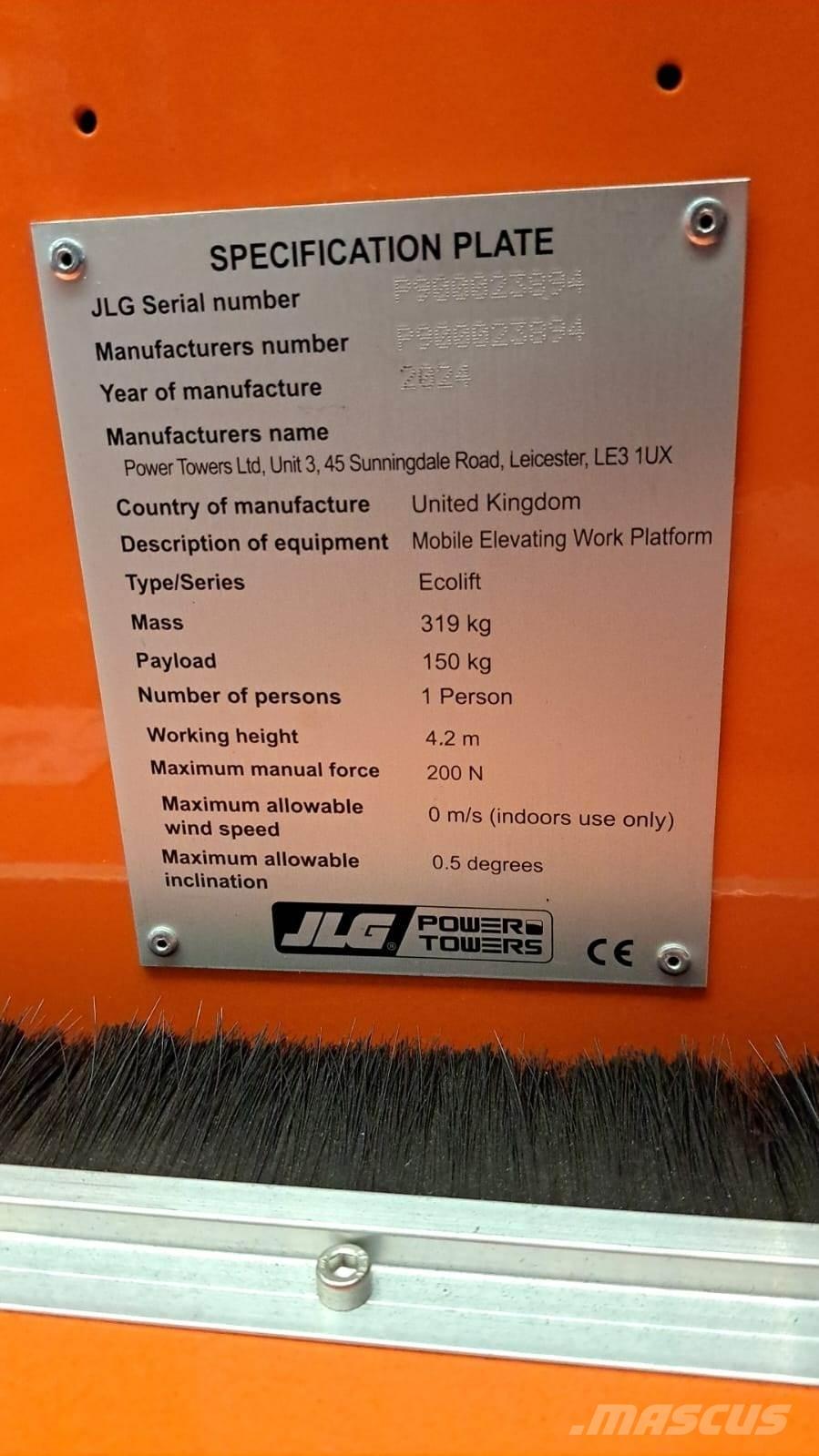 JLG Ecolift2.2 其他升降机和高空作业平台
