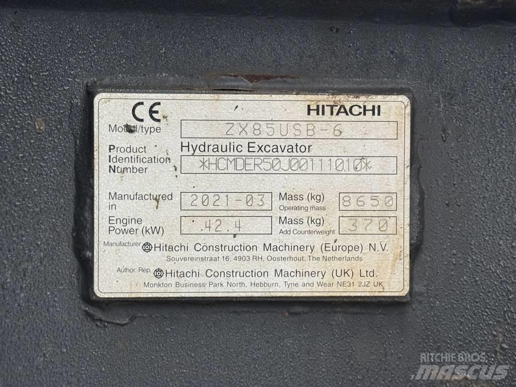 Hitachi ZX 85 US B-6 中型挖掘机